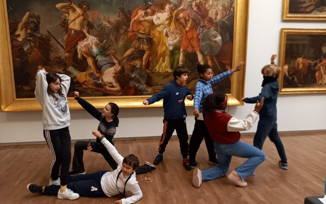 Les élèves latinistes au Musée des Beaux-arts d’Angers